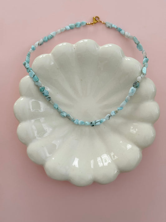 Natural Larimar Necklace