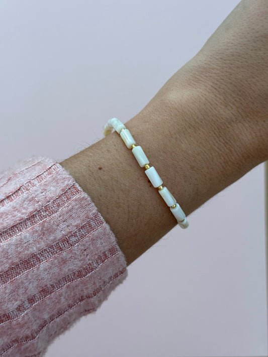 Cylinder Shell Bracelet