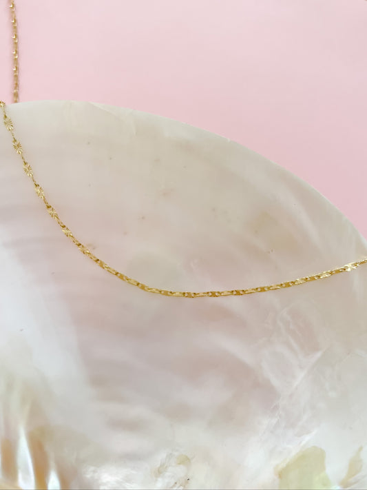 Sunburst Layering Necklace Chain