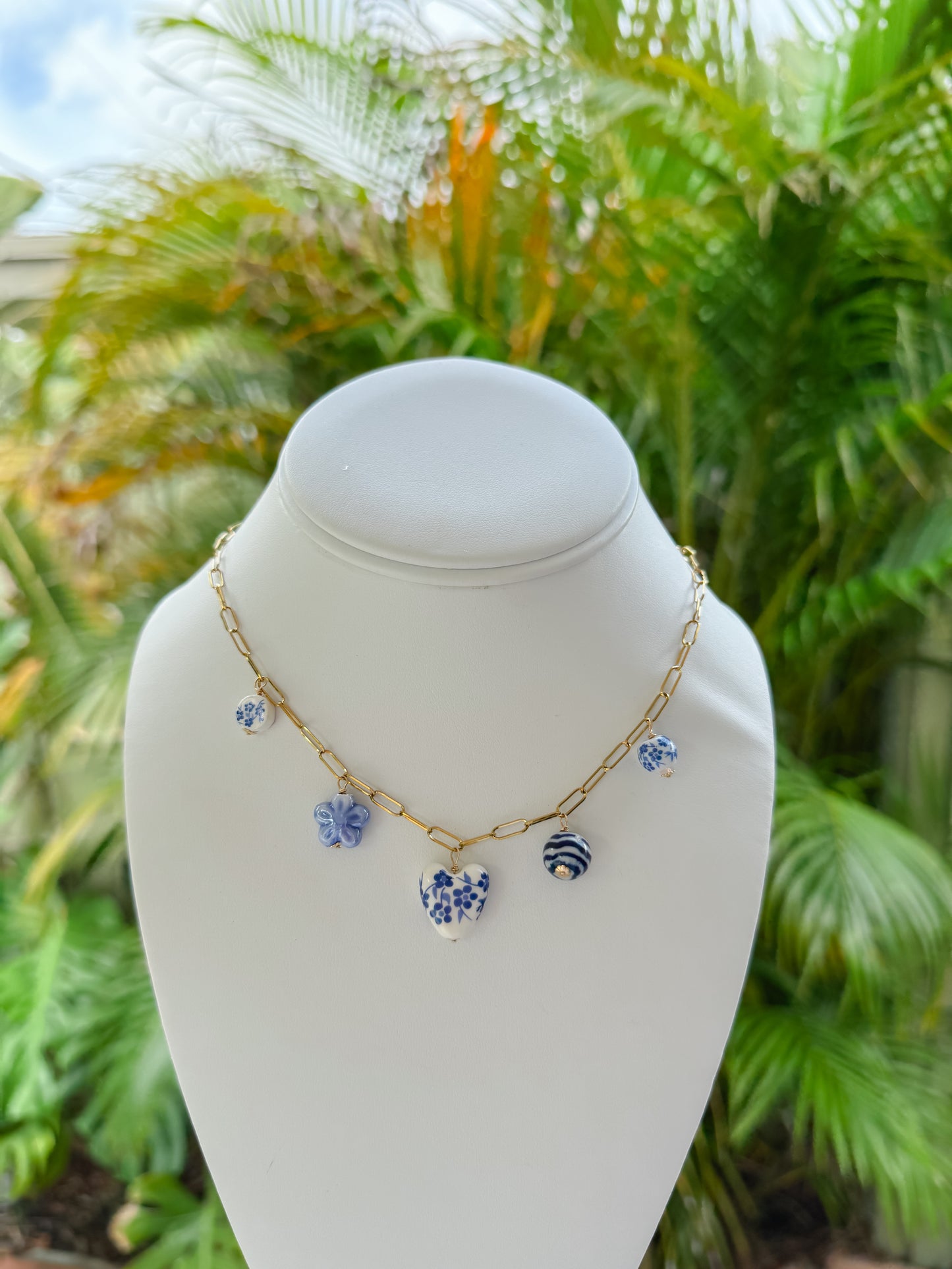 Santorini Charm Necklace
