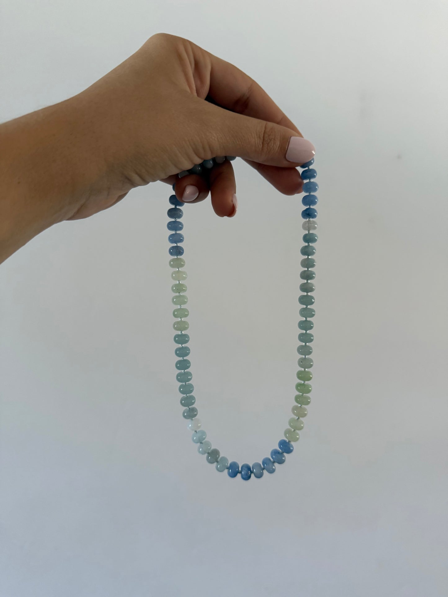 Ocean Blues Beaded Necklace