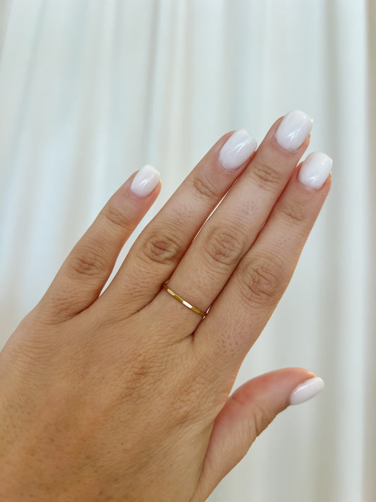 Hammered Gold Filled Ring