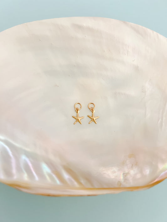 Gold Filled Starfish Earring Charms