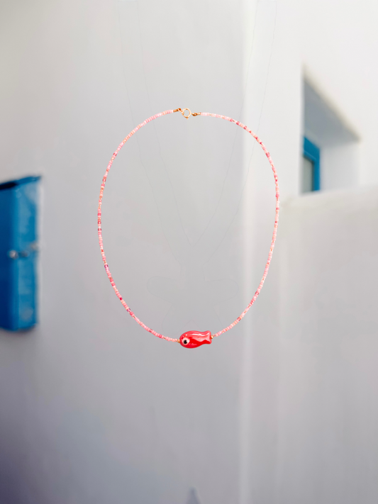 Red Fish Necklace