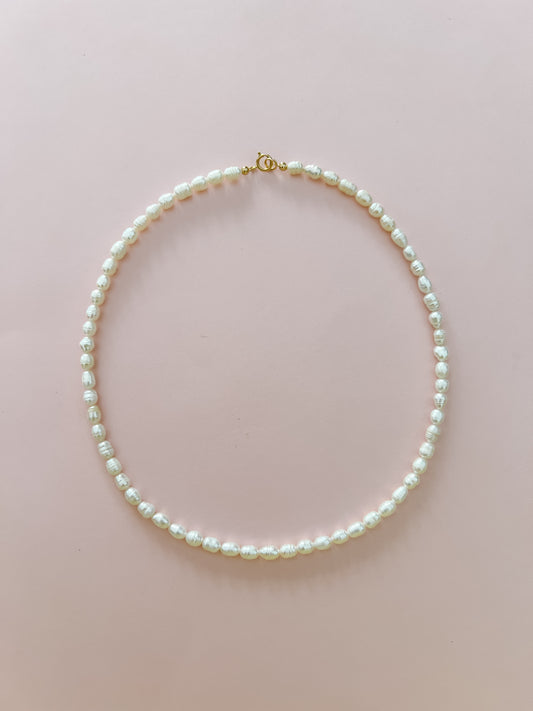 White Freshwater Pearl Necklace