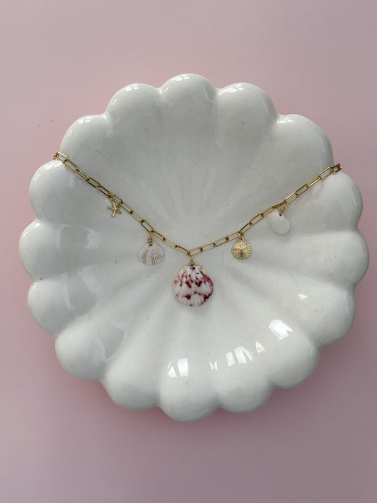 Seagrove Seashell Charm Necklace