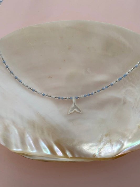 Beaded Mermaid Tail Necklace