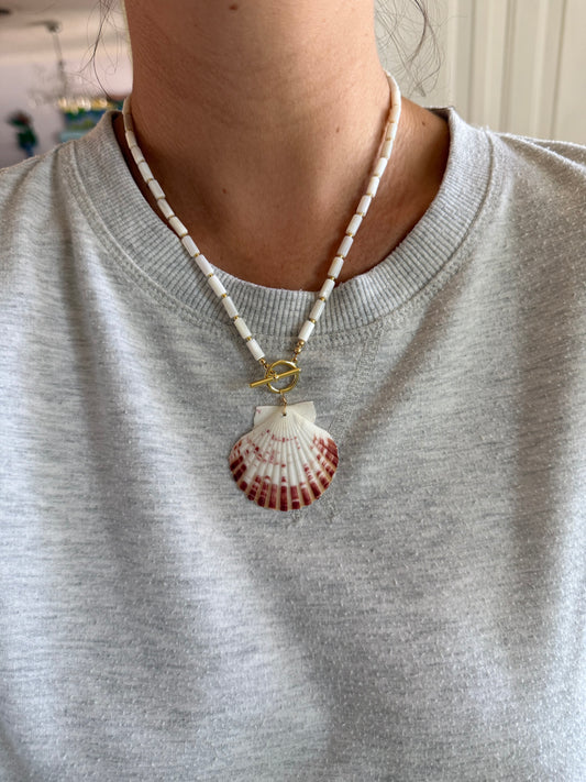 Toggle Scallop Shell Necklace