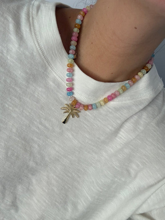 Candy Palm Tree Necklace