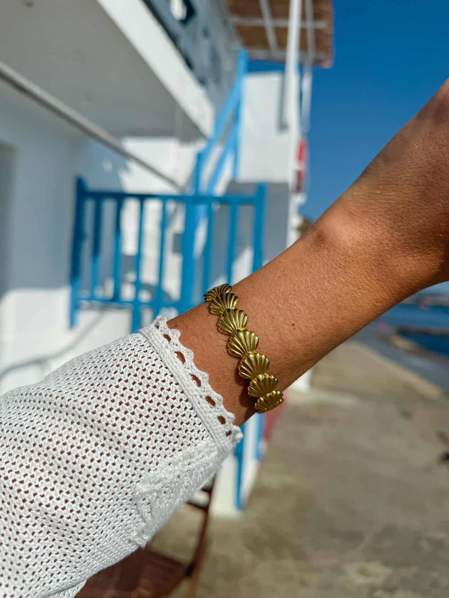 Seashell Cuff Bracelet