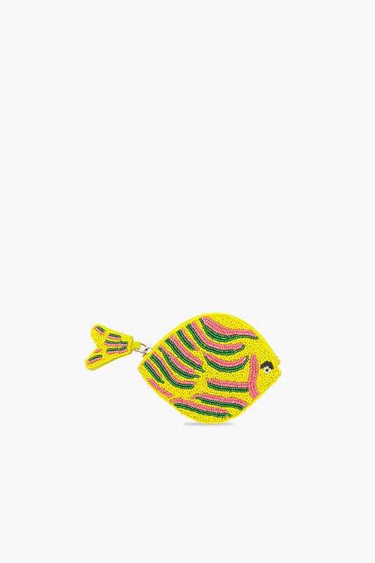 Yellow Fish Coin Pouch