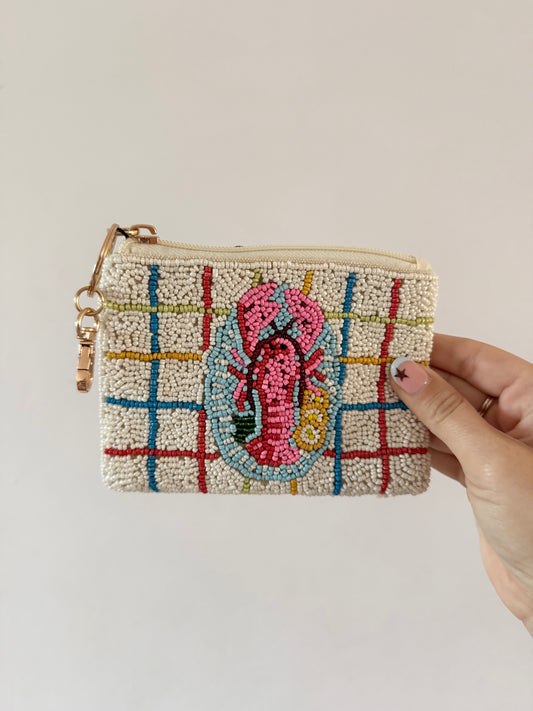 New England Lobster Coin Pouch