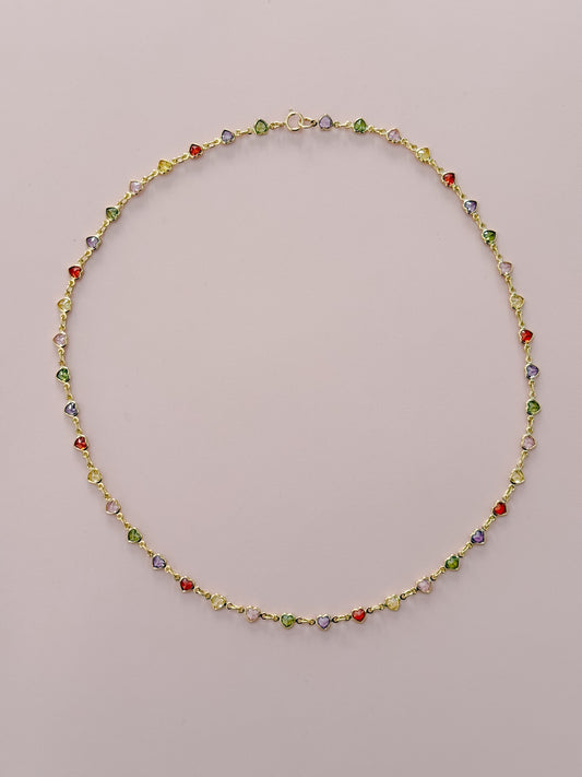 Confetti Hearts Necklace