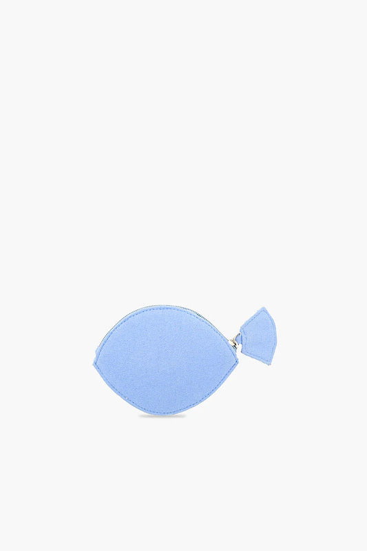 Periwinkle Fish Coin Pouch