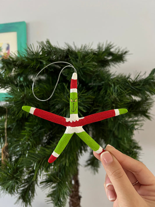 Grinch Starfish Ornament