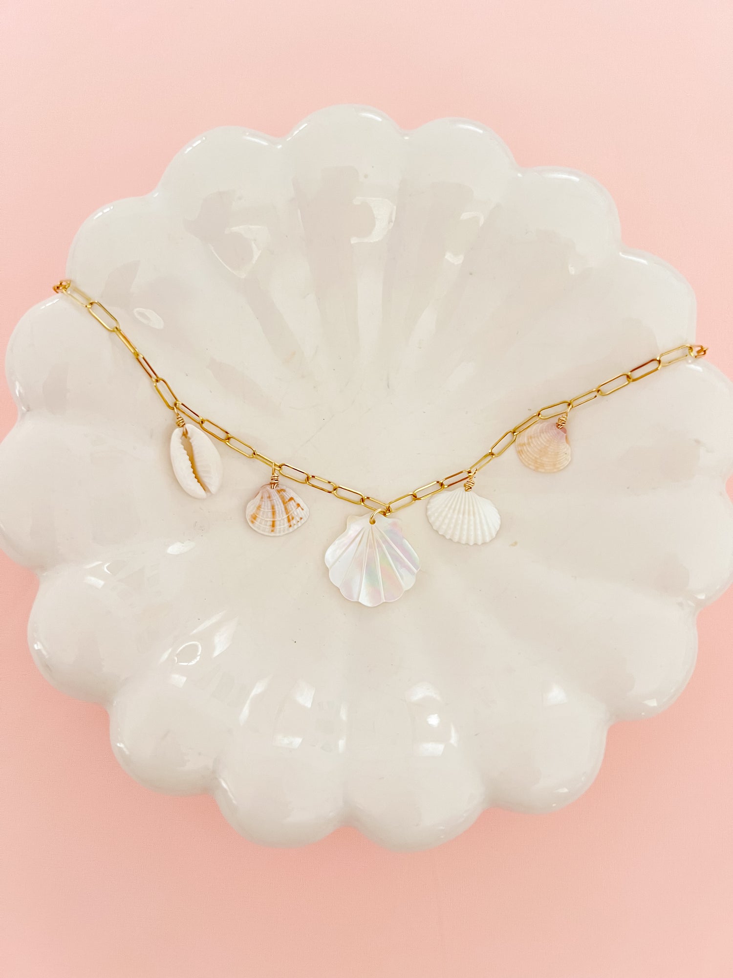 Seashell Charm Necklaces