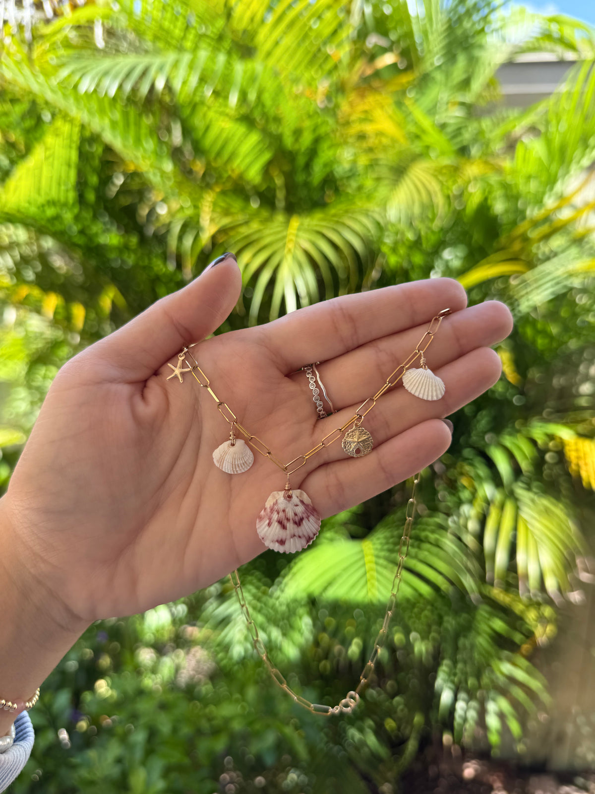 Seagrove Seashell Charm Necklace