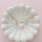 Real Seashell Charm Necklace