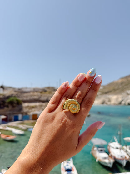 Nautilus Shell Ring
