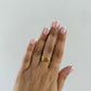 Gold Stainless Steel Chain Ring