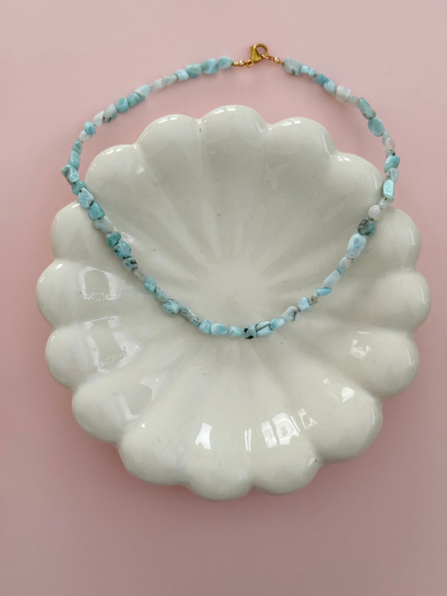 Natural Larimar Necklace
