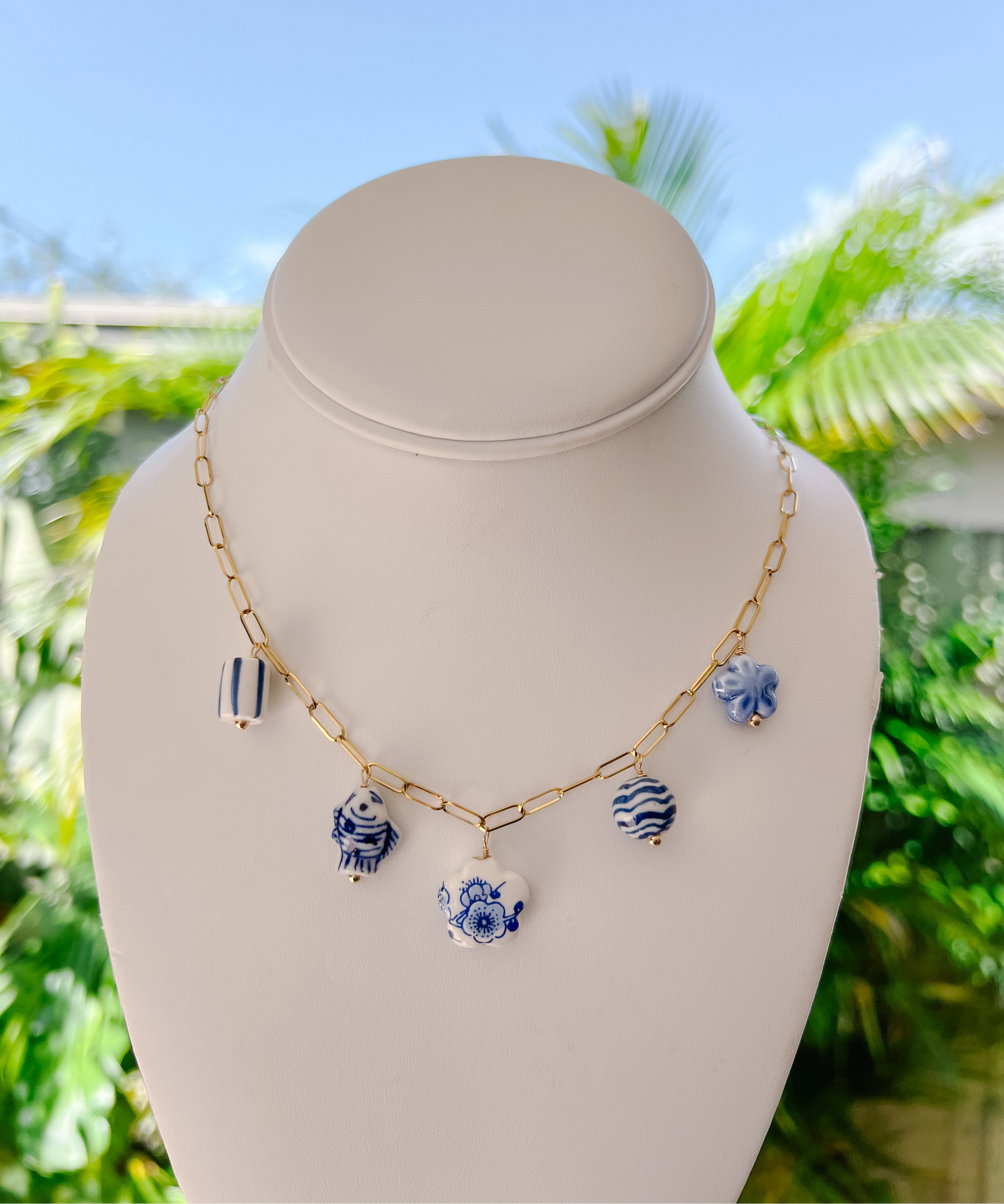 Santorini Charm Necklace