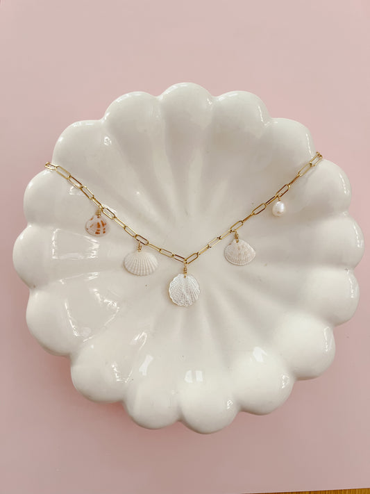 Atlantic Real Seashell Charm Necklace