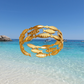 Gold Plenty of Fish Cuff