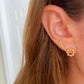 Tiny Gold Bow Stud Earrings