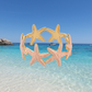 Pink Starfish Cuff Bracelet