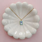 Stripe Palm Tree Necklace