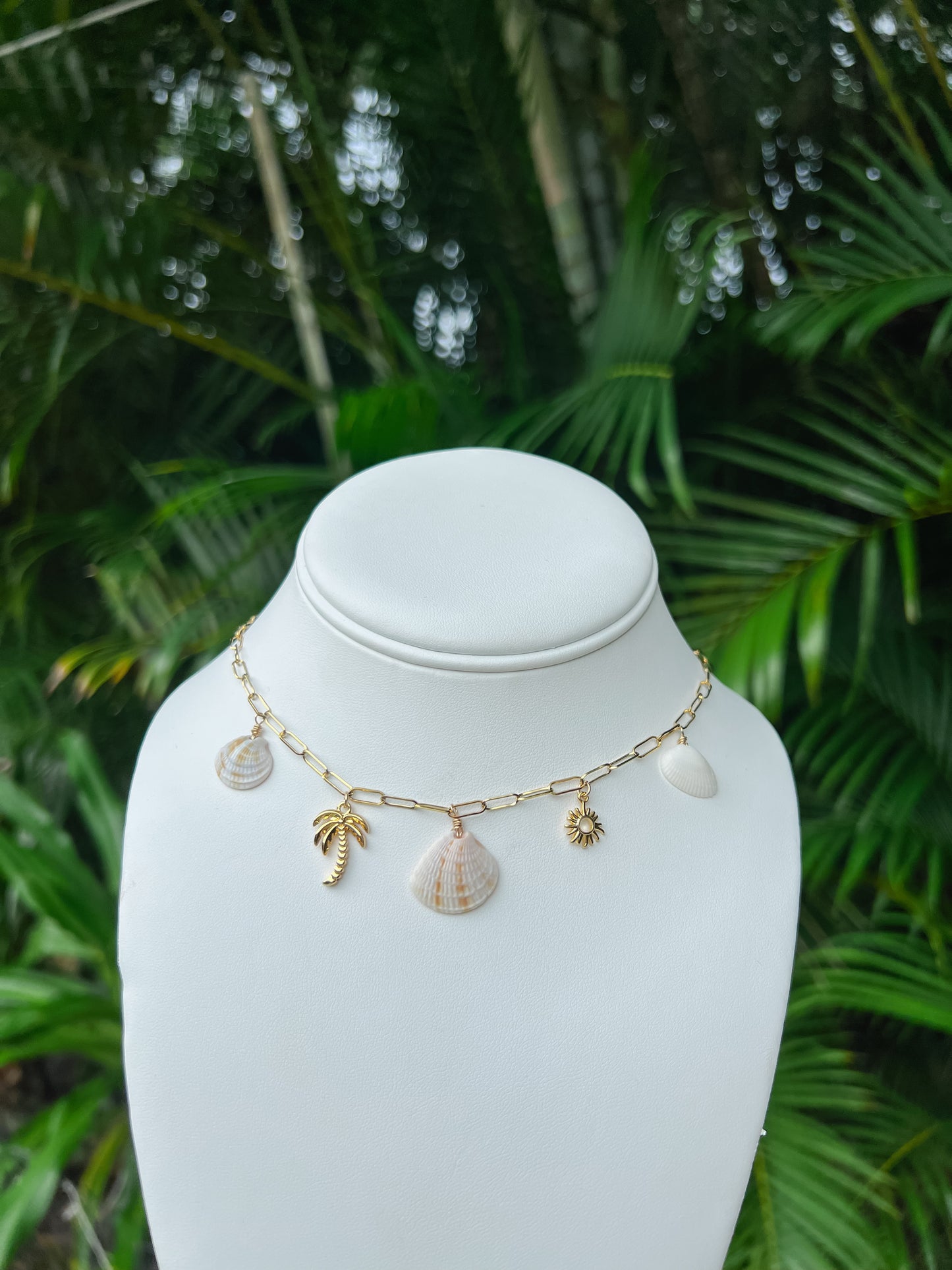 Bonita Springs Real Seashell Charm Necklace