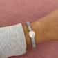 Light Blue Disk Bracelet