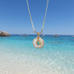 Mother of Pearl Flower Necklace