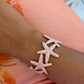 Pink Starfish Cuff Bracelet