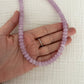 Purple Jade Beaded Necklace