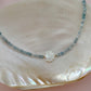 Aquamarine Shell Necklace