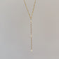 Pearl Lariat Necklace