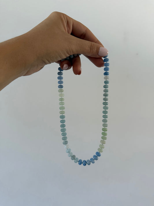 Ocean Blues Beaded Necklace