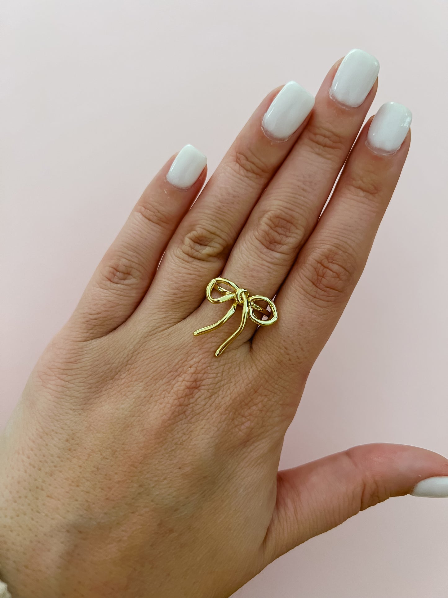 Gold Ribbon Ring