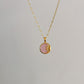 Pink Sun Necklace