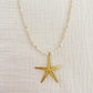 Pearl & Starfish Necklace