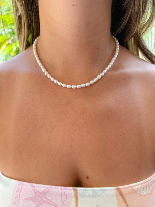 White Freshwater Pearl Necklace