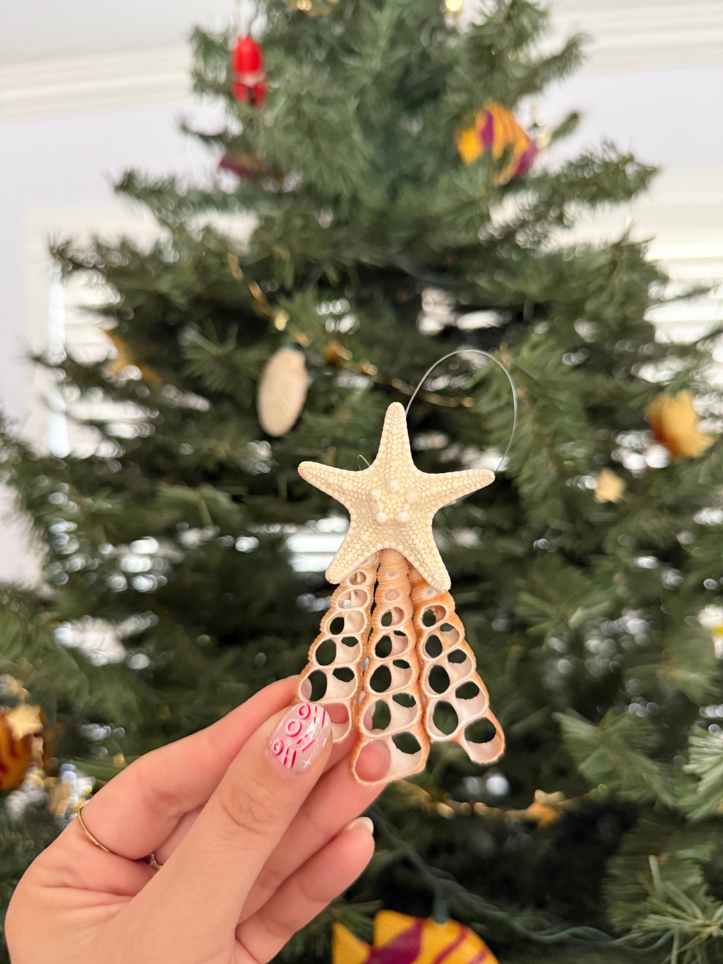 Seashell Christmas Tree Ornament