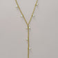 Pearl Lariat Necklace
