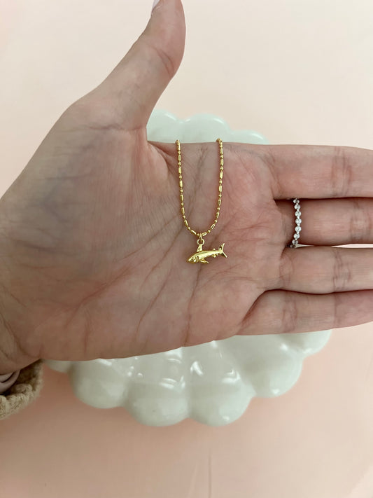 Tiny Shark Necklace