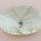 Blue Under the Palms Necklace