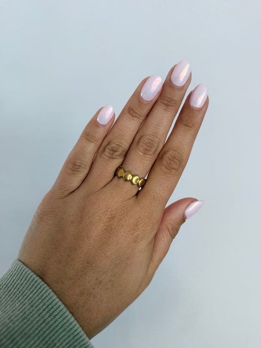 Gold Shells Ring Band