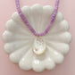 Purple Jade Shell Necklace