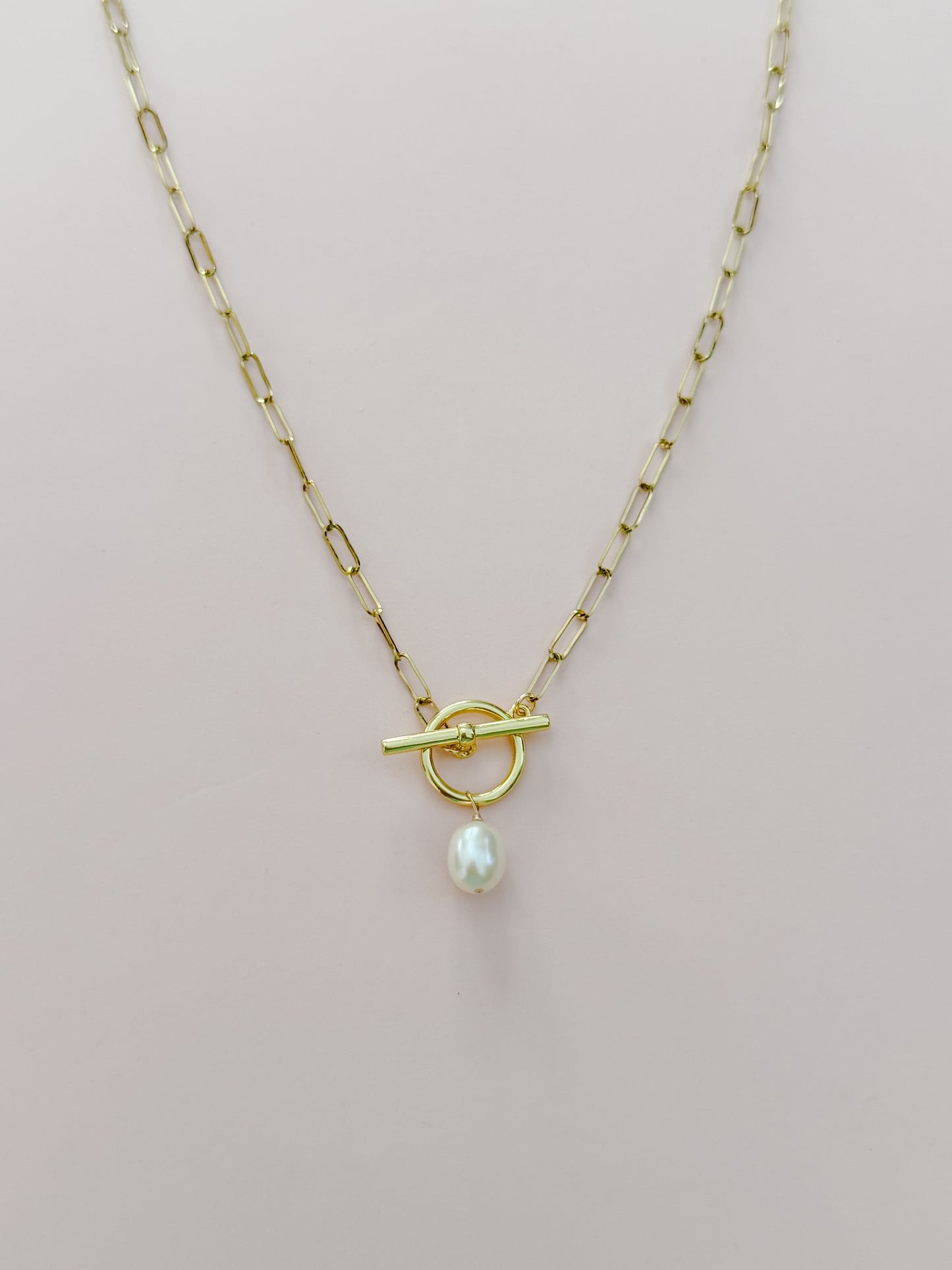 Pearl Toggle Necklace